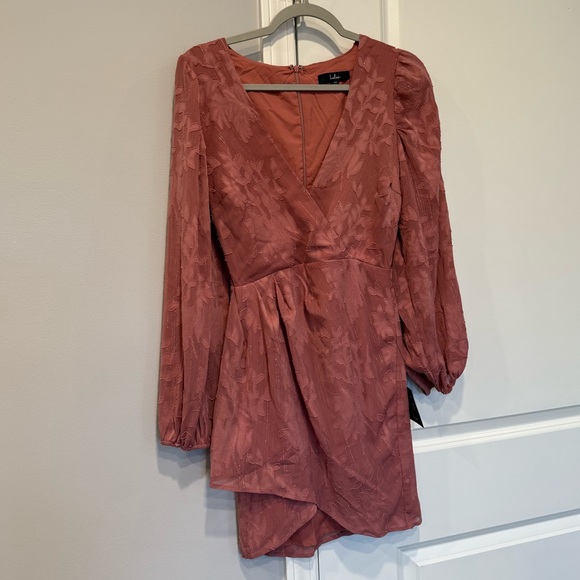 Lulus Mauve Floral Mini Dress - Picture 3 of 8